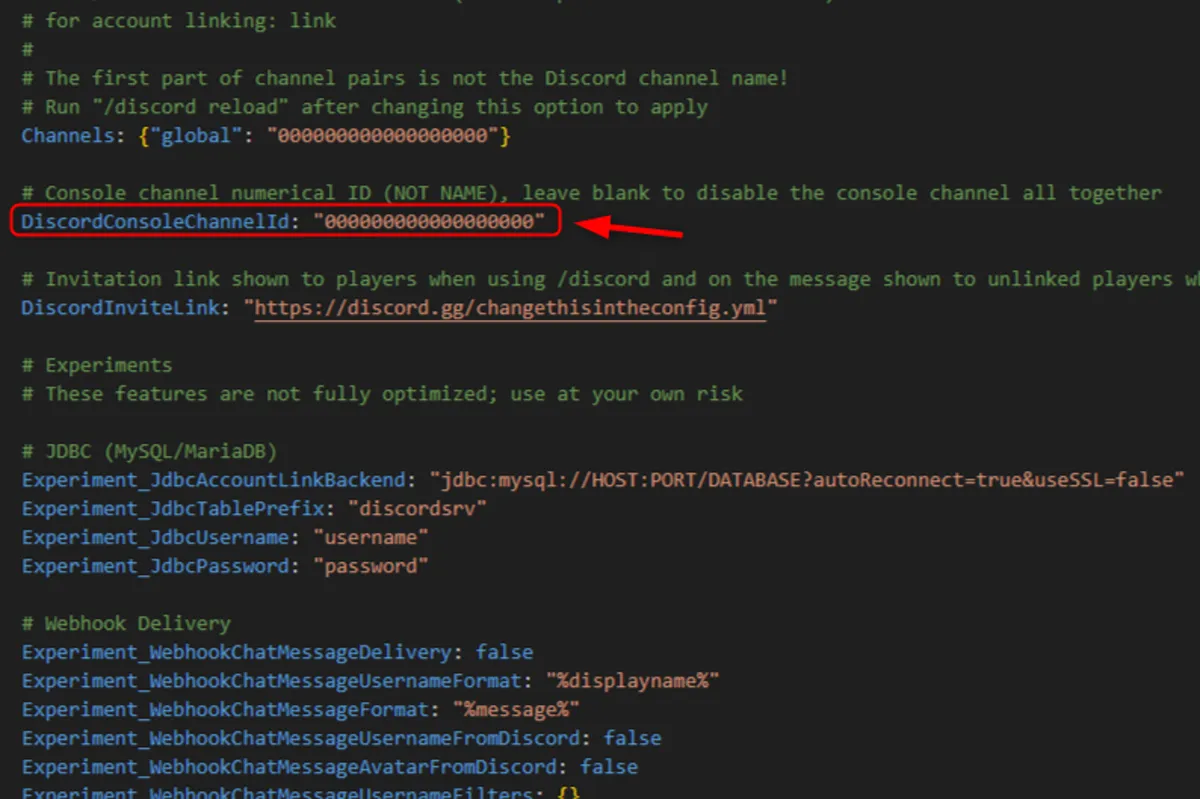 DiscordConsoleChannelId: "000000000000000000